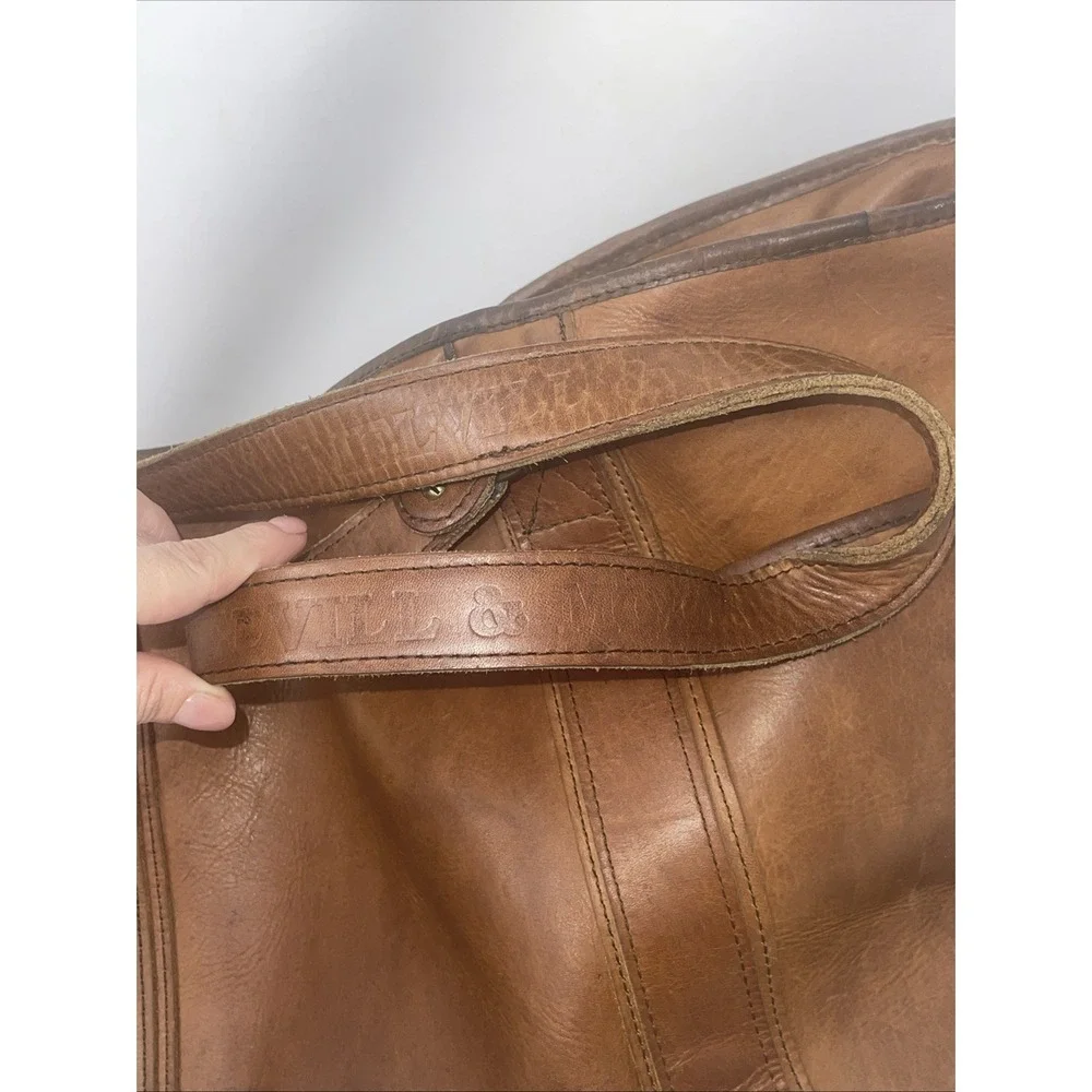 Melvill & Moon Brown Leather Dar Es Salaam Day Bag South African Safari Luxury